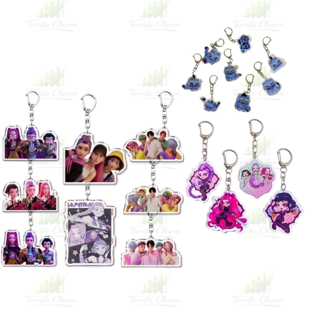 K-Pop Demon Hunters Keychains