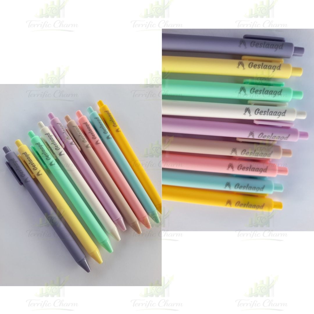 Multicolor Geslaagd Pens
