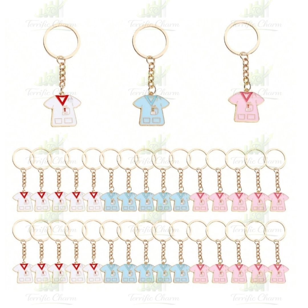 Nursing Clothes Pendant Keychain