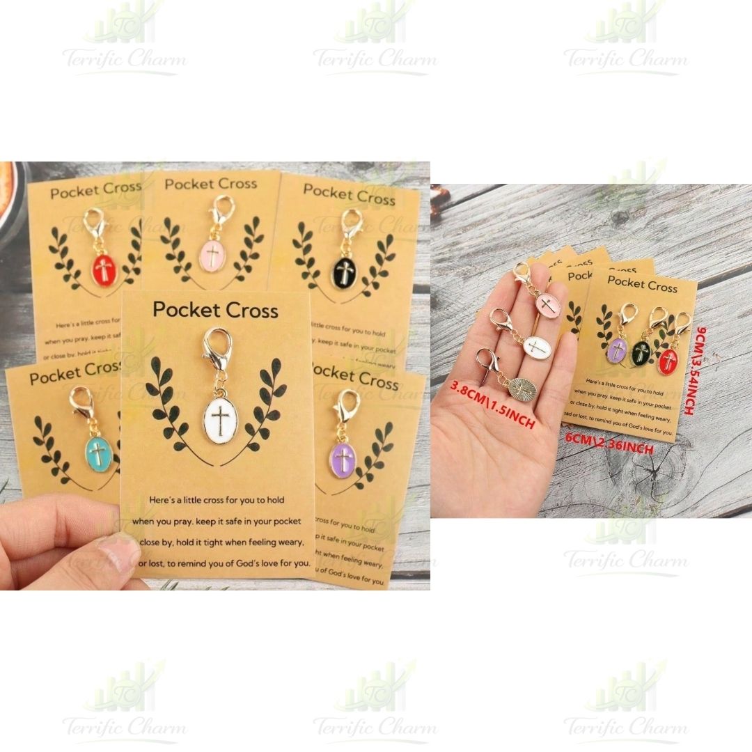 Mini Cross Keychain Set