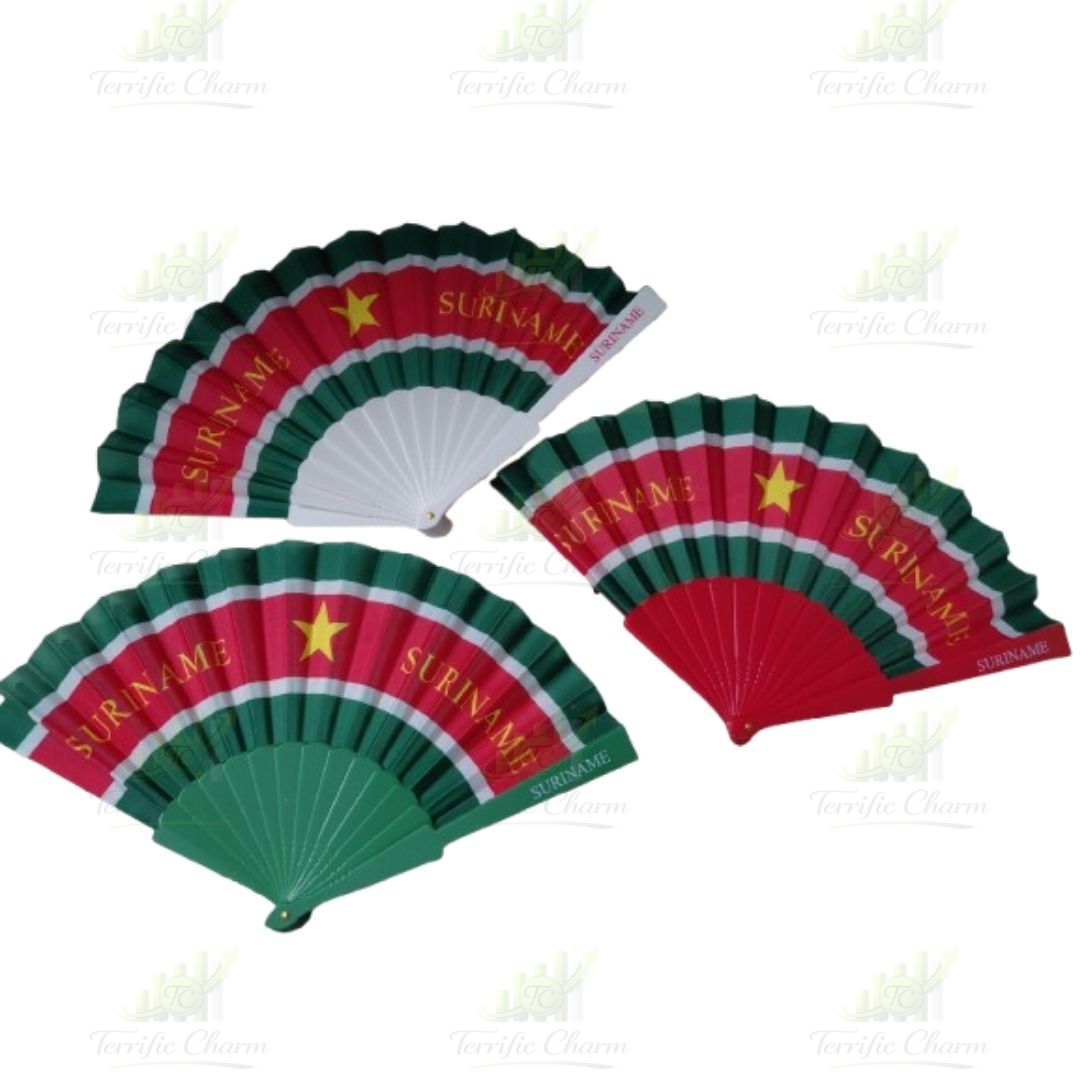 Suriname Themed Waaiers