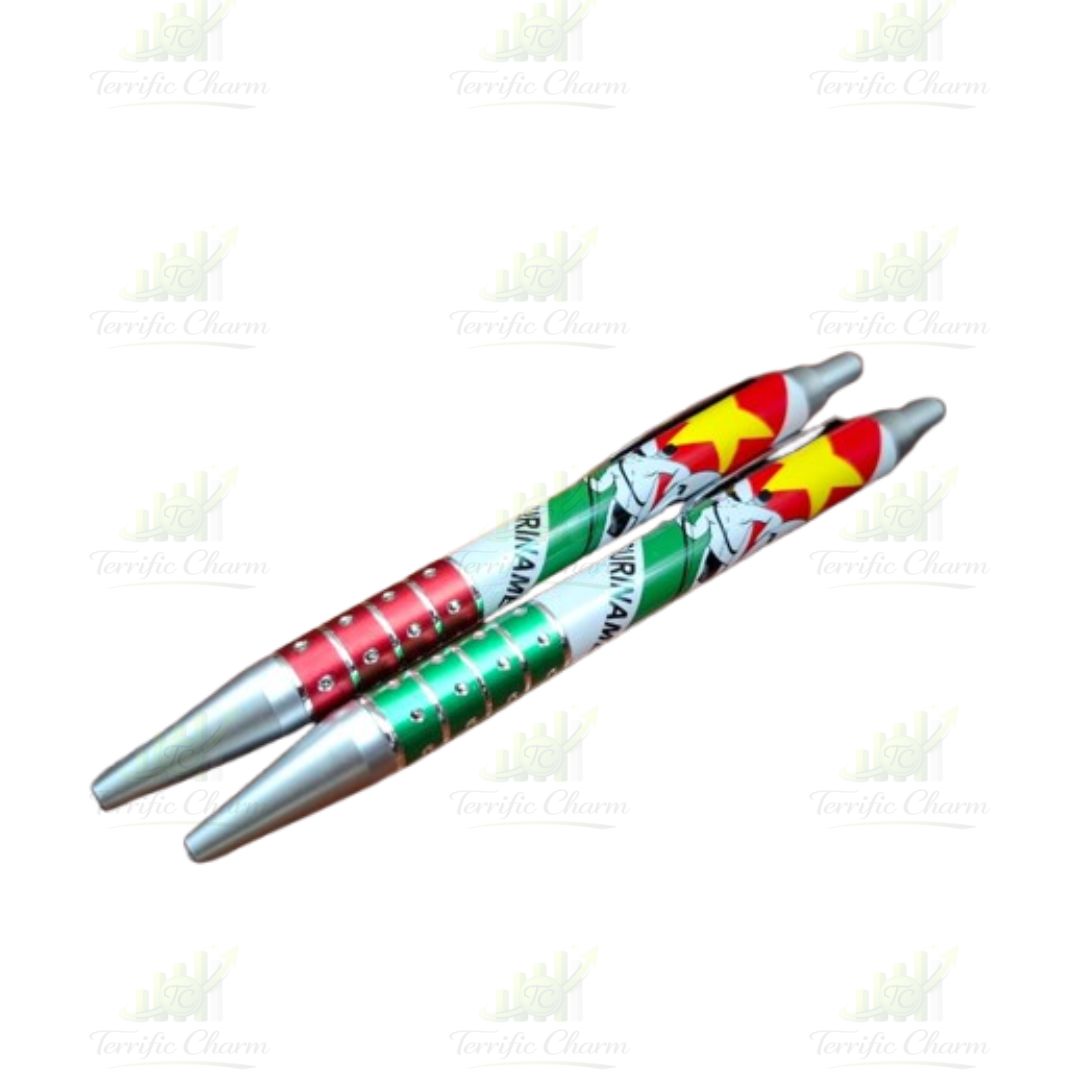 Pennen met Surinaamse Design